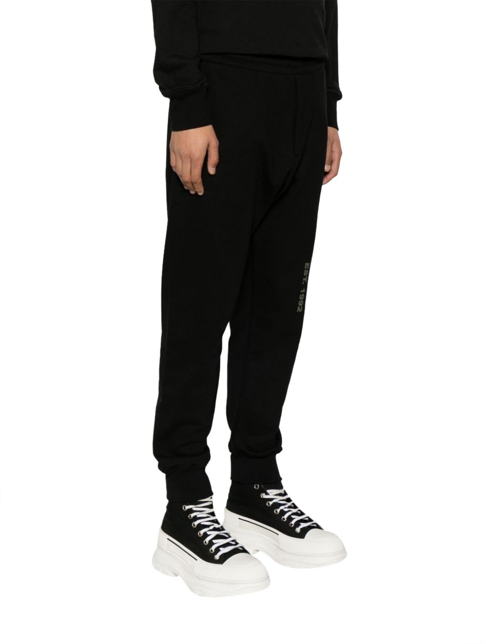 Alexander McQueen Trousers Black Zwart