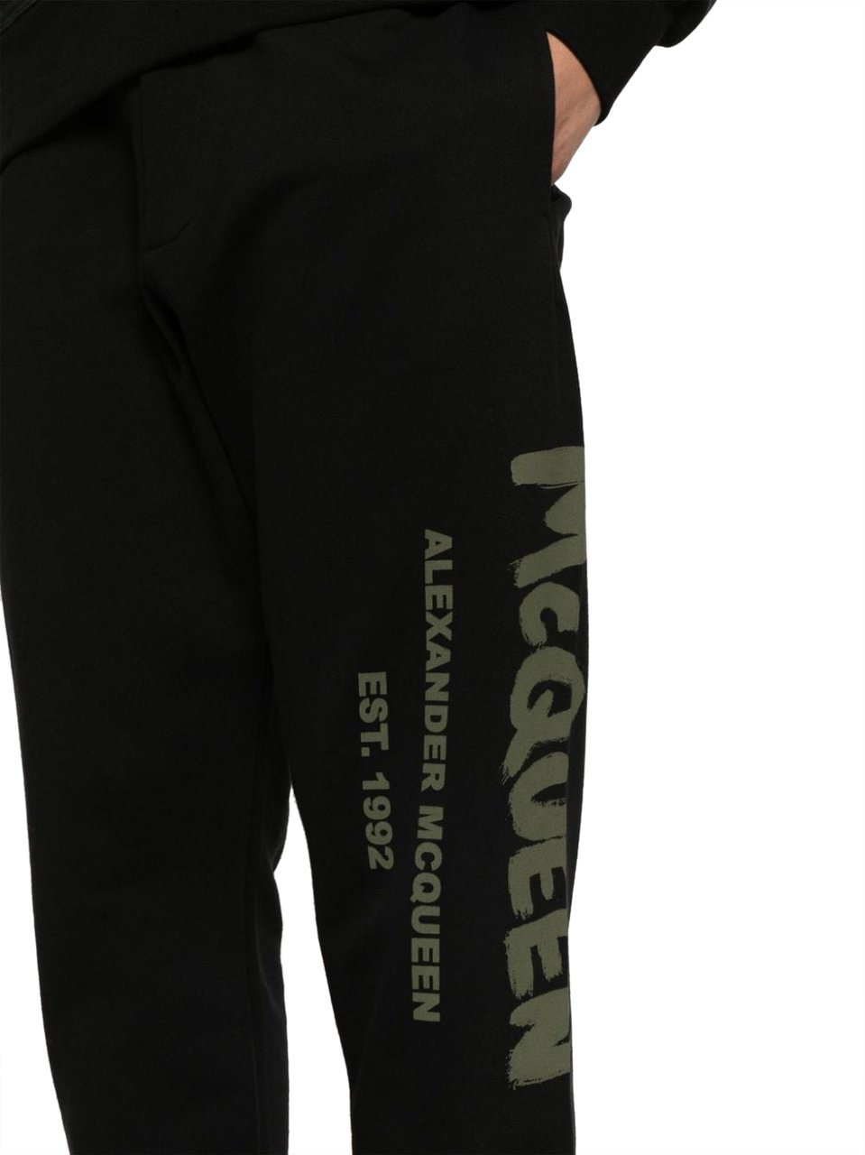 Alexander McQueen Trousers Black Zwart