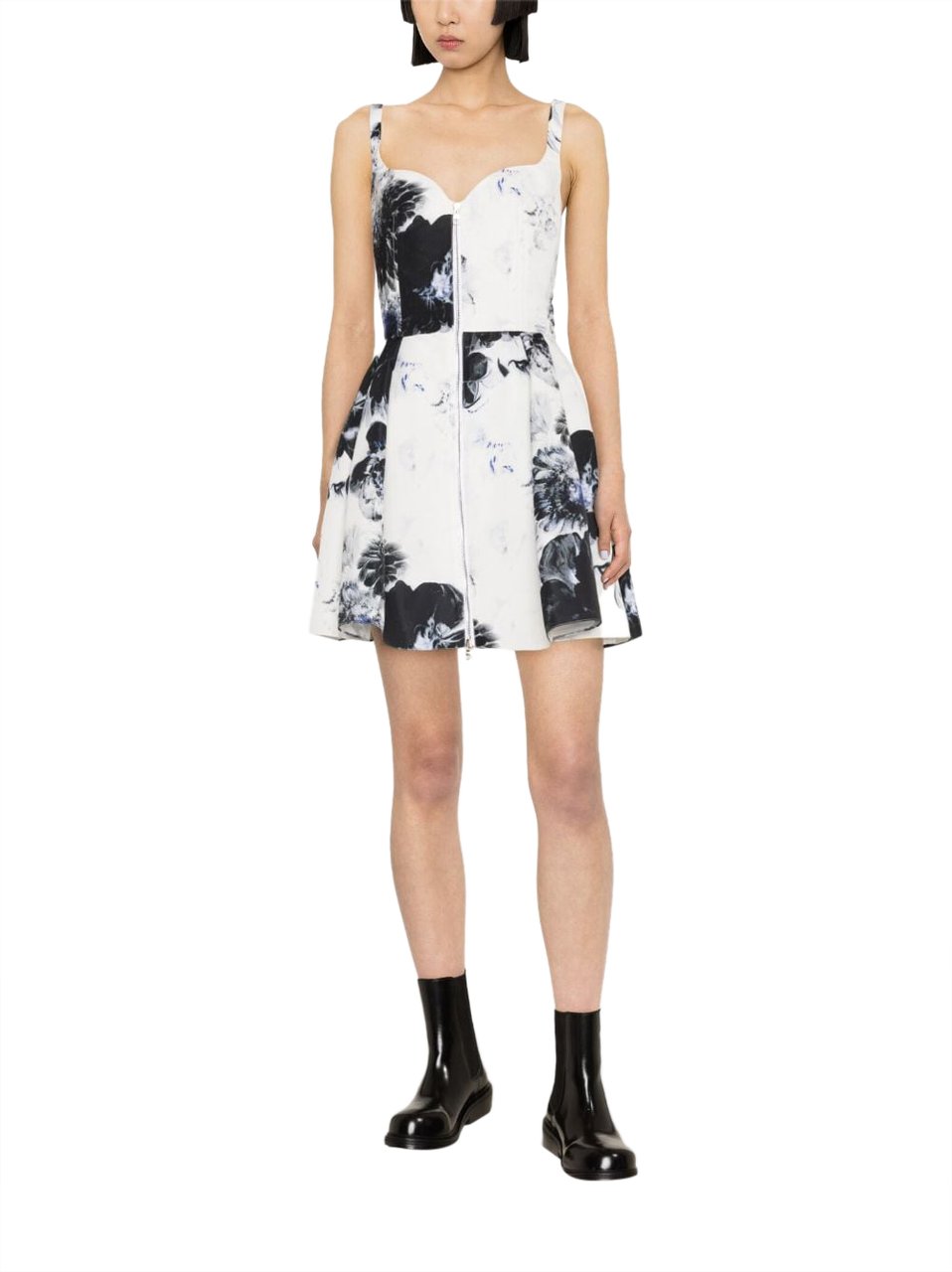 Alexander McQueen Dresses Blue Blauw