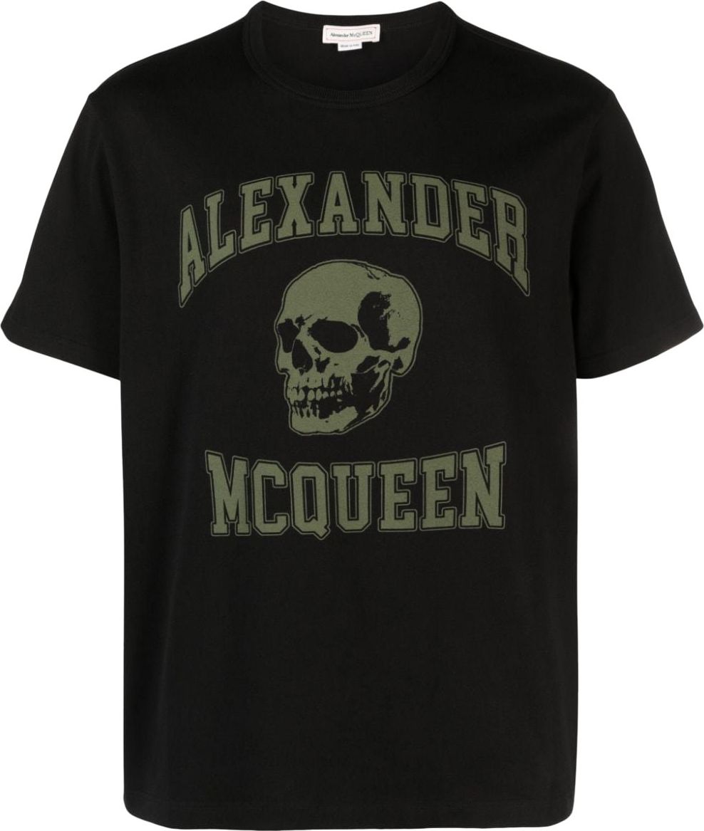 Alexander McQueen T-shirts And Polos Black Zwart