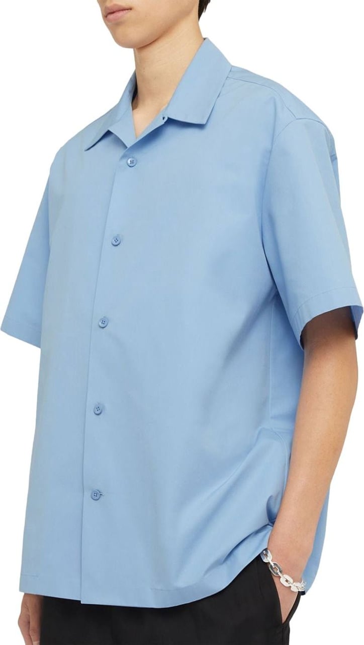 Jil Sander Shirts Clear Blue Blauw