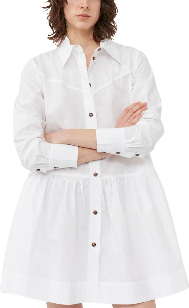 Ganni Dresses White Wit