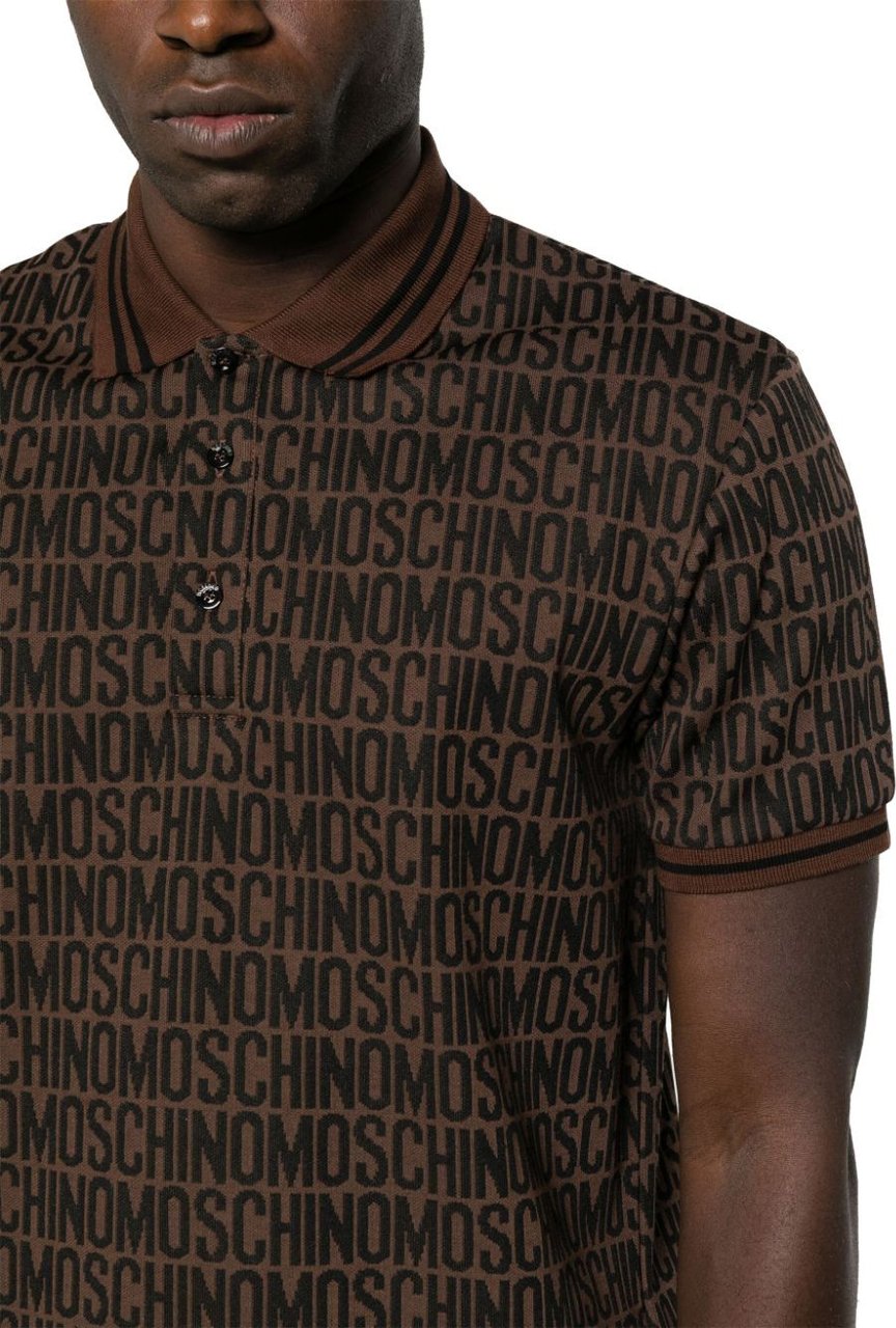 Moschino T-shirts and Polos Brown Brown Bruin