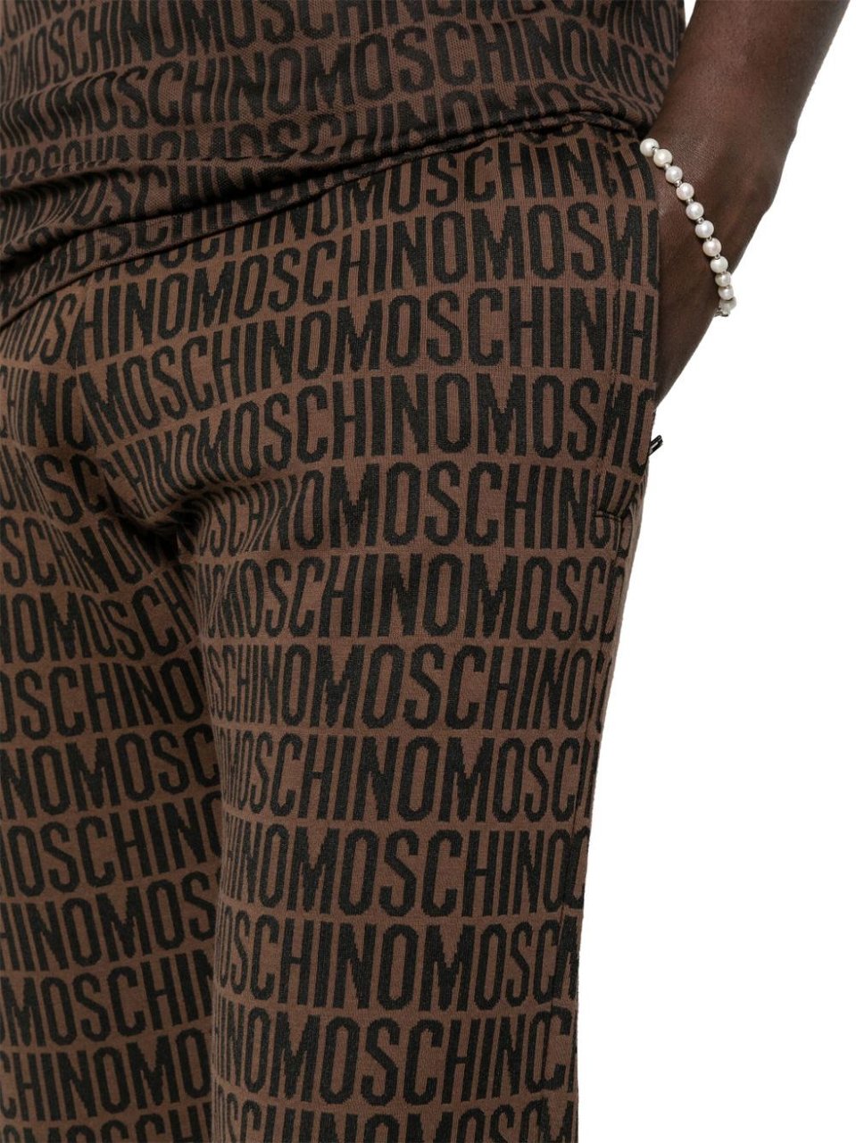 Moschino Trousers Brown Brown Bruin