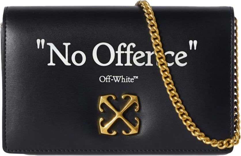 OFF-WHITE Woc Quote wallet Zwart