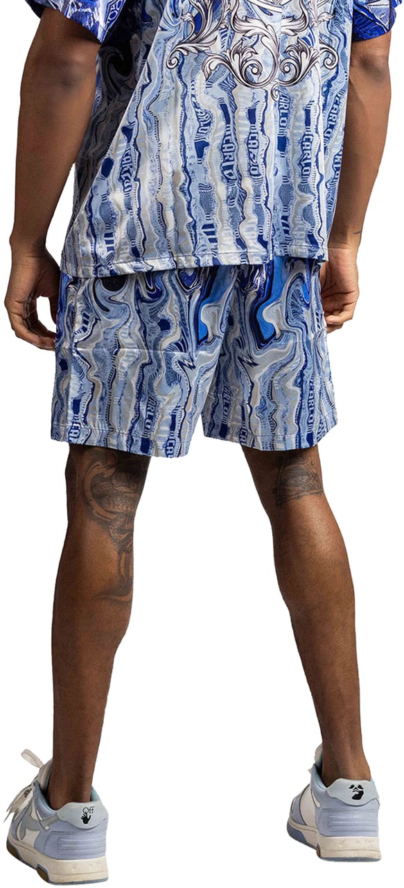 Carlo Colucci Heren Korte Broek Blauw