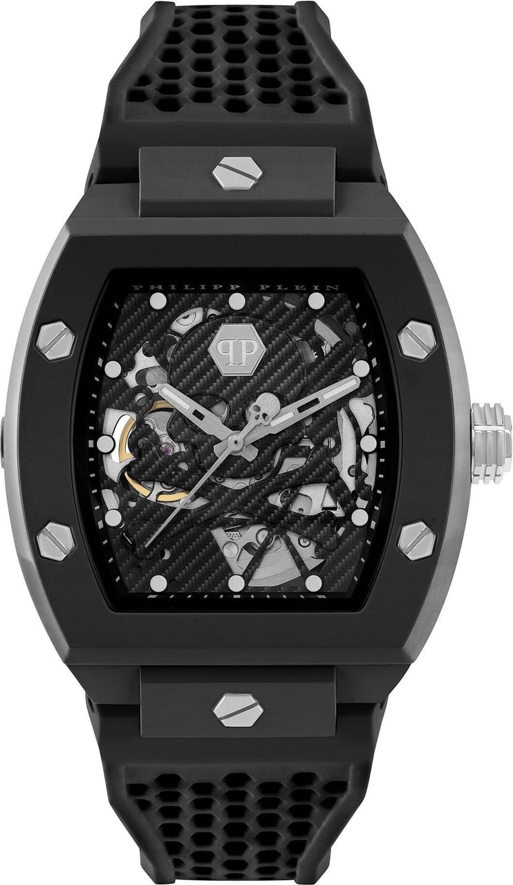 Philipp Plein PWVBA0423 The $keleton Ecoceramic horloge Zwart