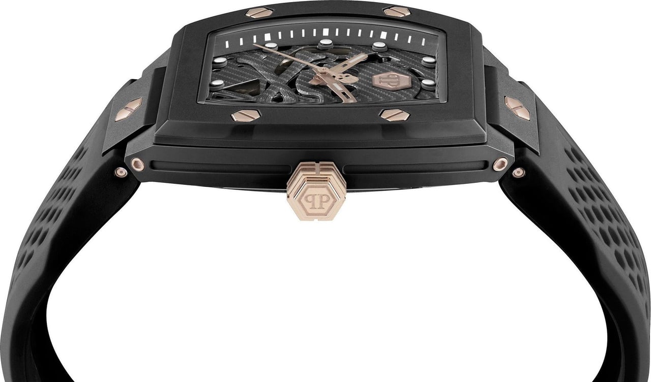 Philipp Plein PWVBA0523 The $keleton Ecoceramic horloge Zwart
