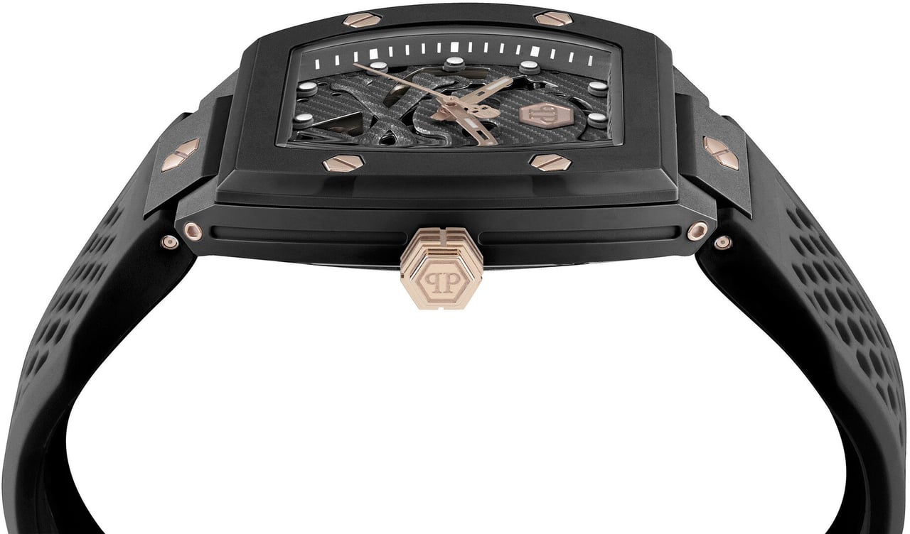 Philipp Plein PWVBA0523 The $keleton Ecoceramic horloge Zwart