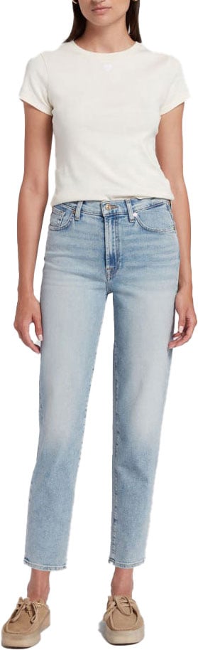 7 For All Mankind Light blue malia jeans Blauw