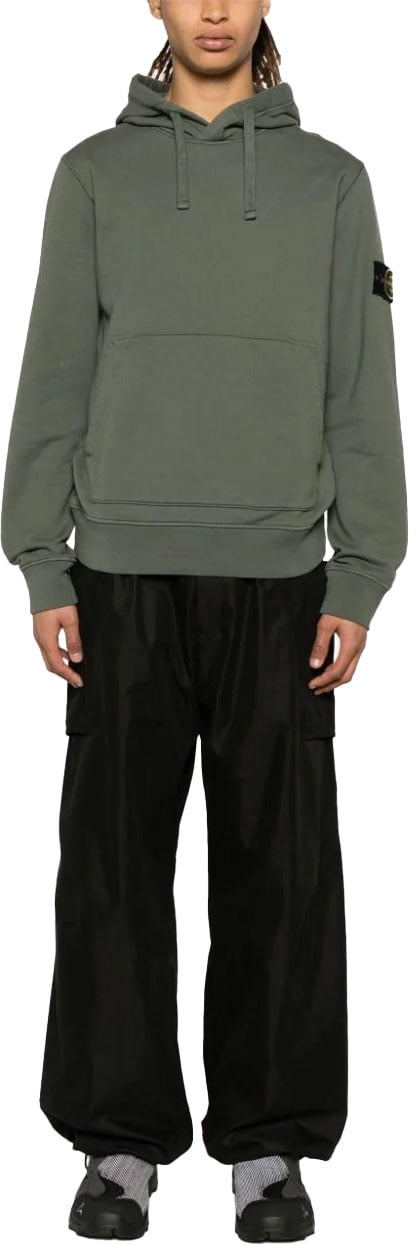 Stone Island hoodie khaki Groen