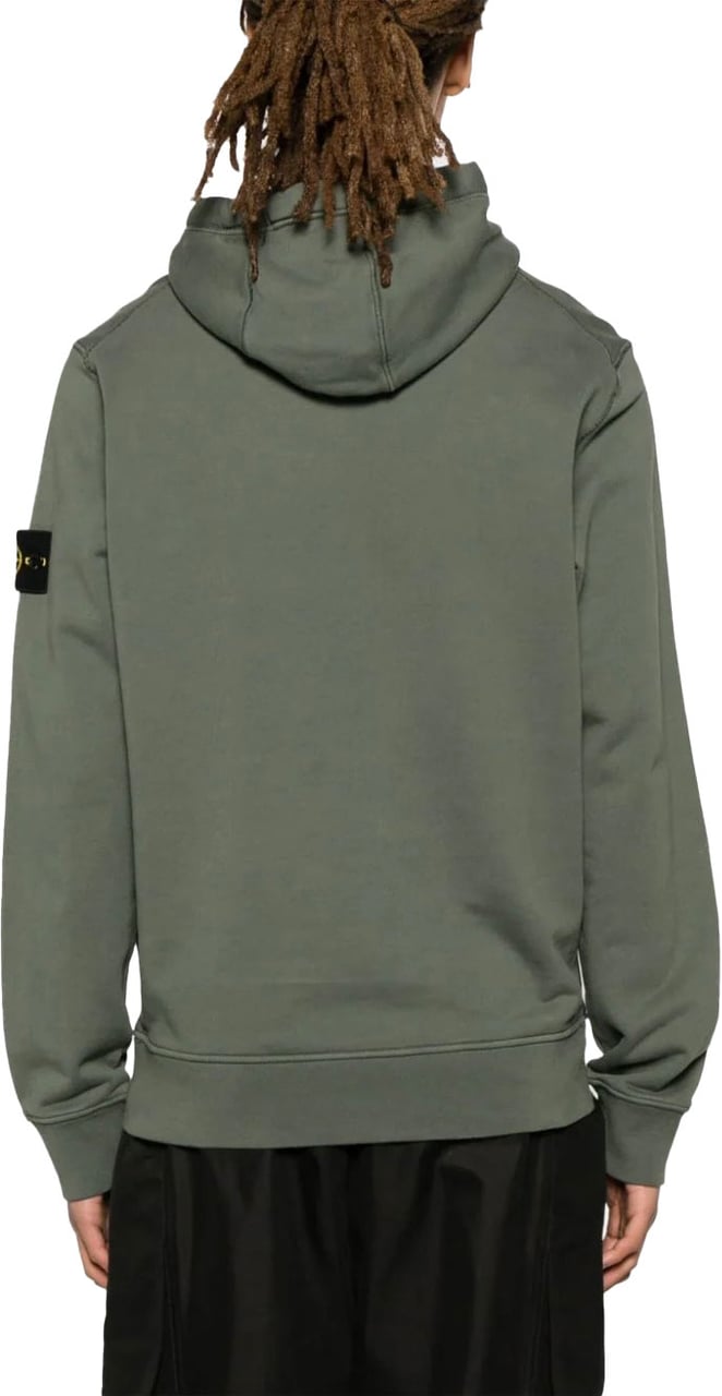 Stone Island hoodie khaki Groen