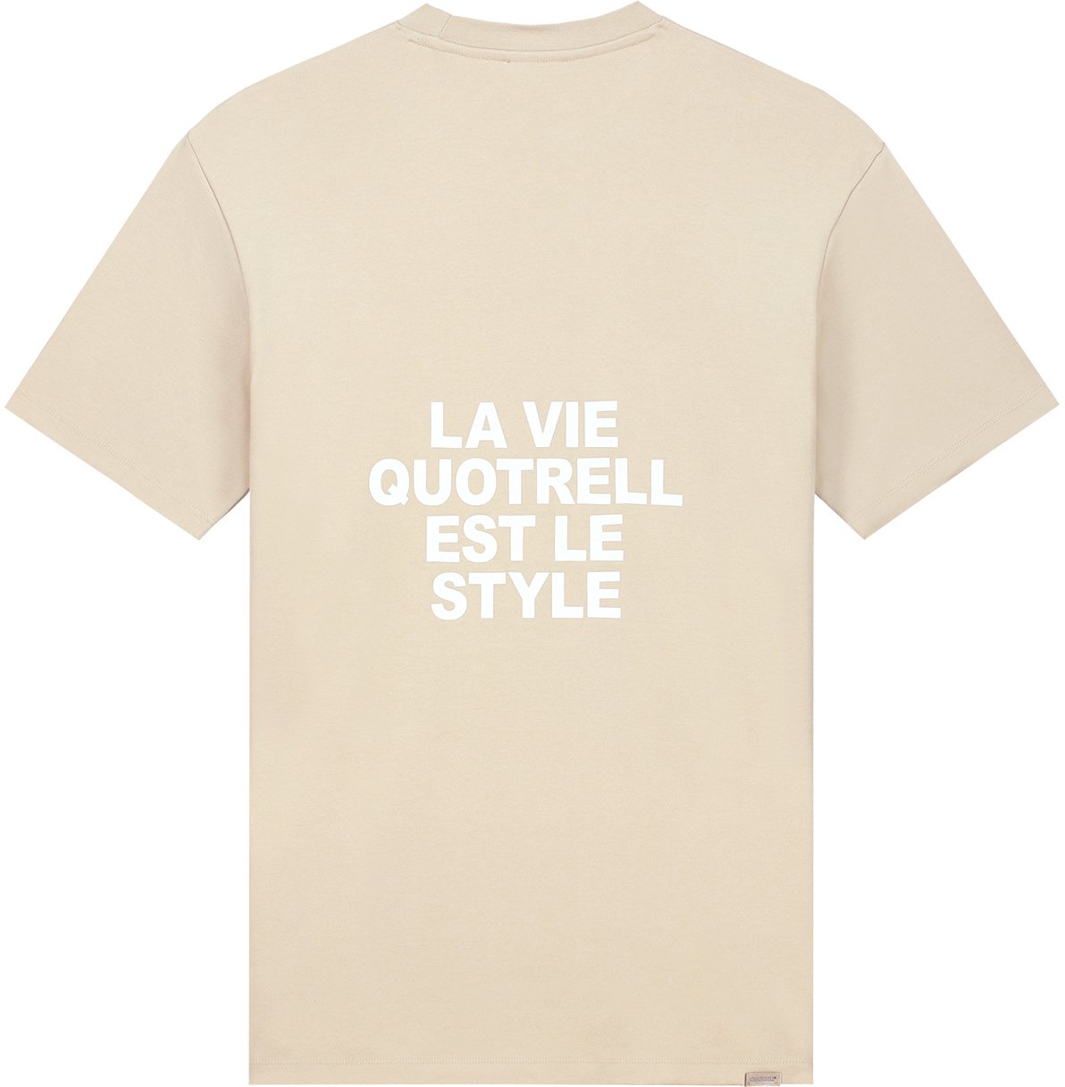 Quotrell La Vie T-shirt | Oat/off White Wit