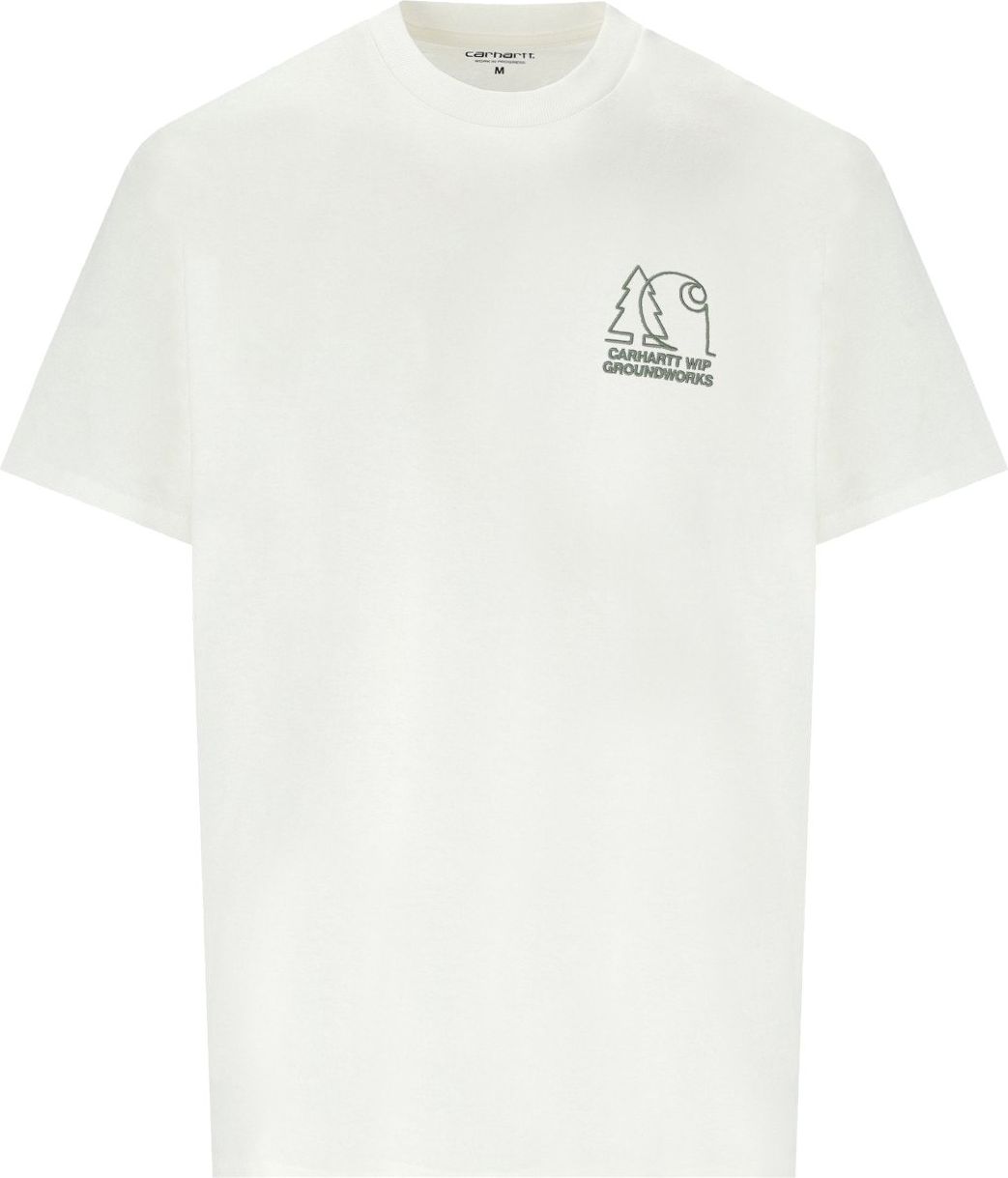 Carhartt Wip S/s Groundworks White T-shirt White Wit