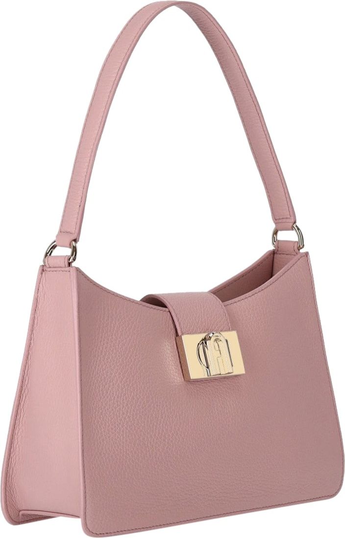Furla 1927 M Soft Alba Shoulder Bag Pink Roze