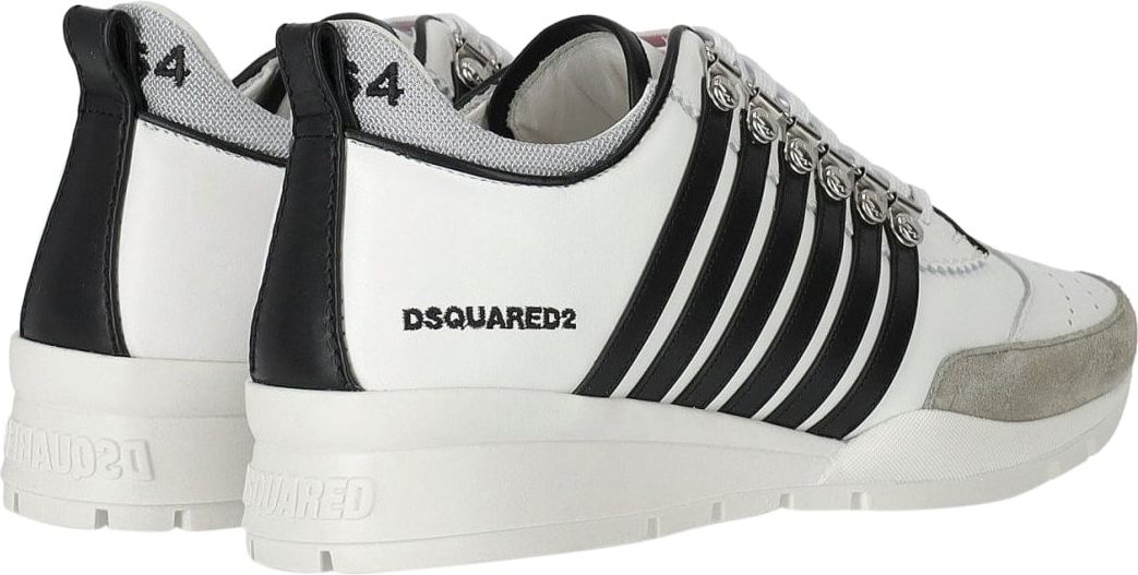Dsquared2 Legendary White Black Grey Sneaker White Wit