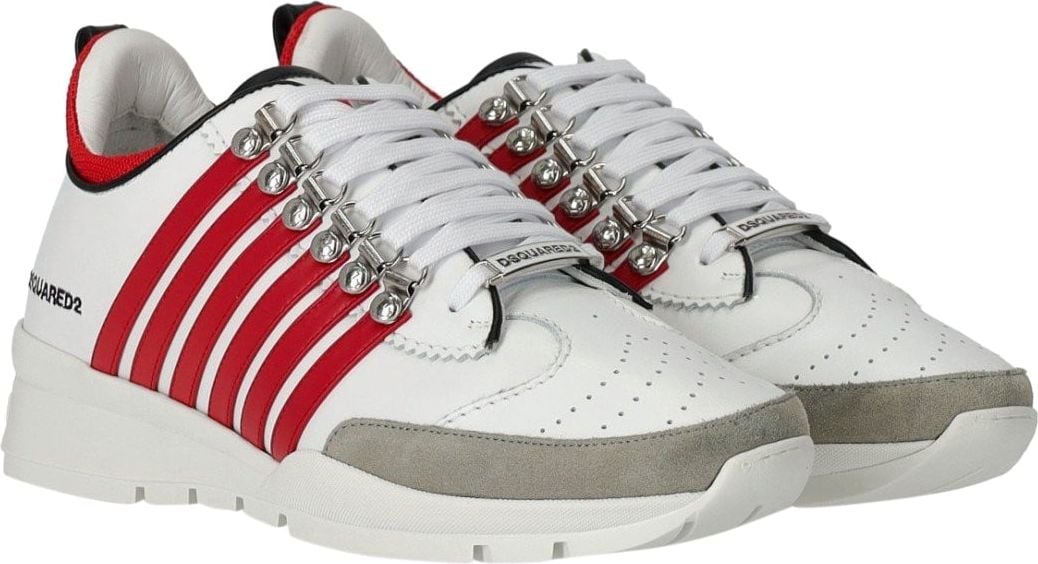 Dsquared2 Legendary White Red Sneaker White Wit