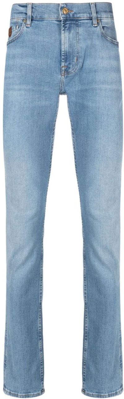 7 For All Mankind Licht blauwe jeans Blauw