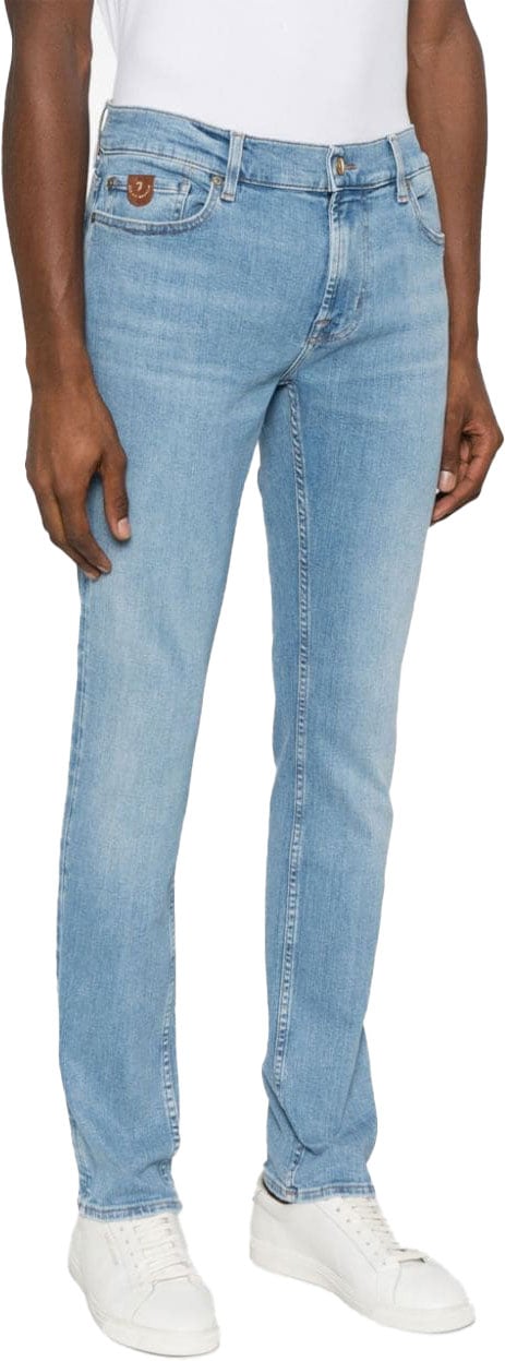 7 For All Mankind Licht blauwe jeans Blauw