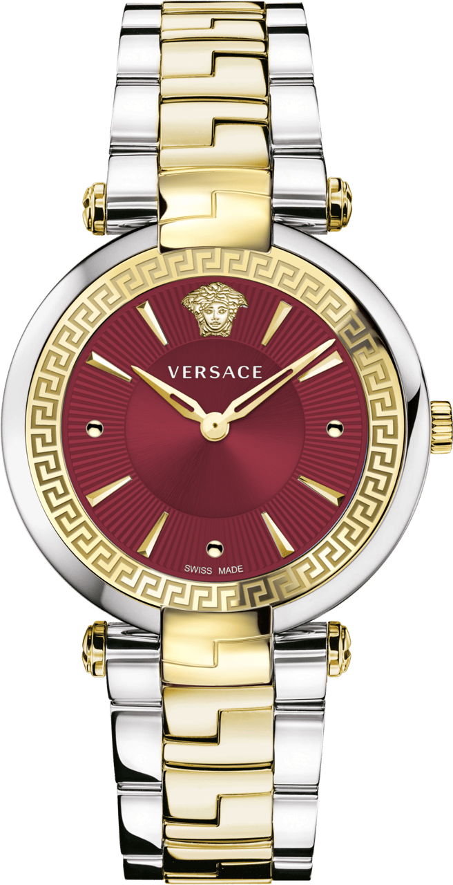 Versace VE2L00421 Revive dames horloge 35 mm Rood