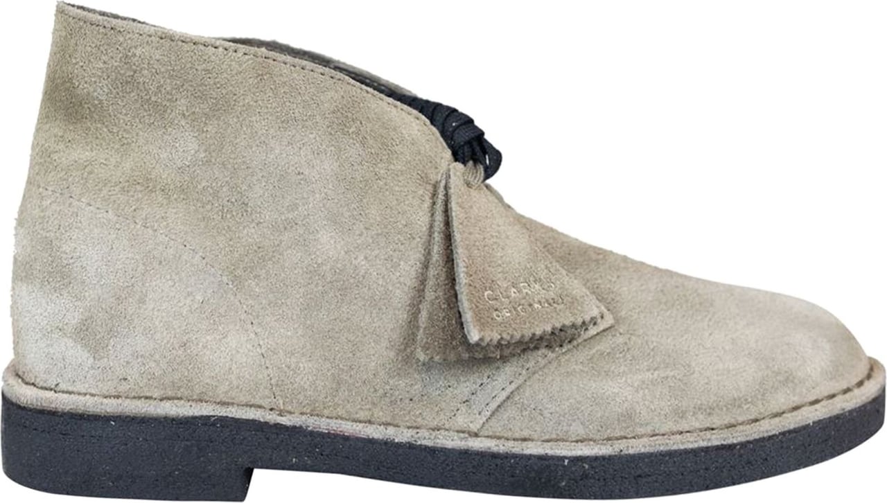 Clarks Original Flat Shoes Grey Grey Zwart