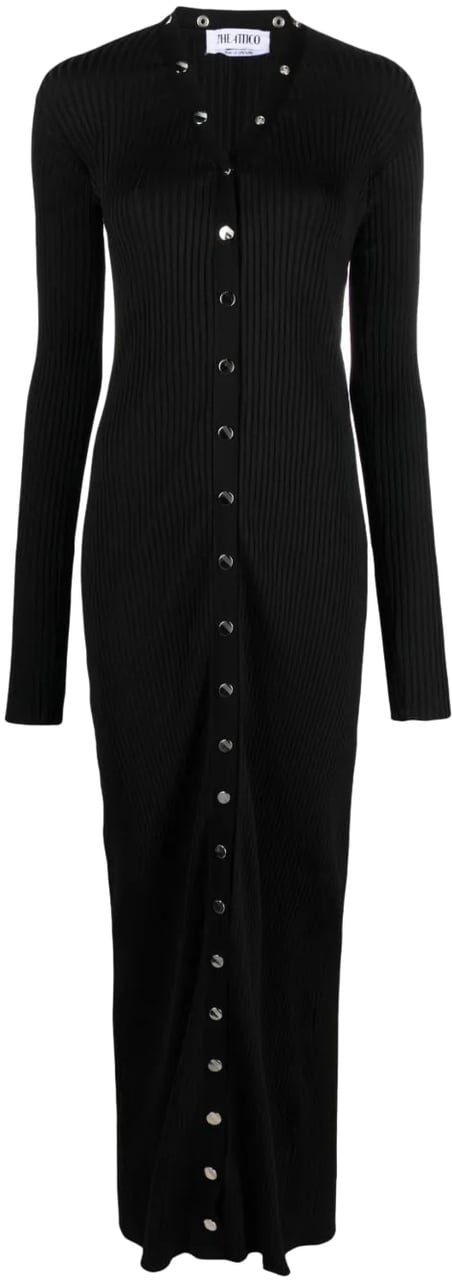 The Attico cardigan black Zwart