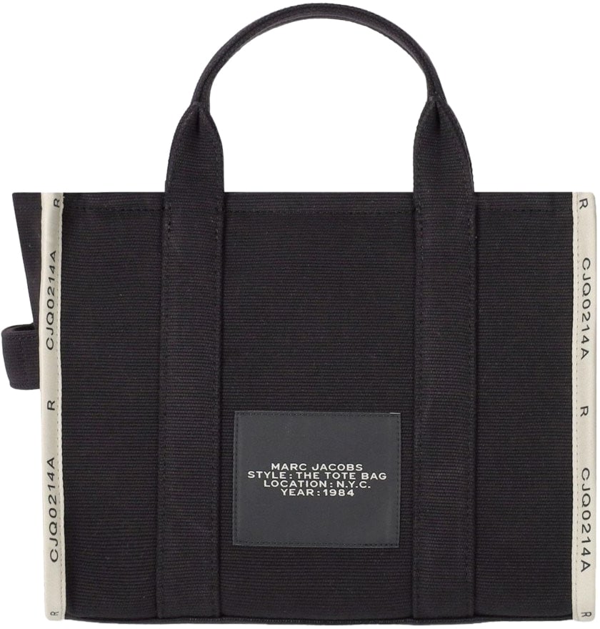 Marc Jacobs Marc jacobs the medium tote in black jacquard Zwart