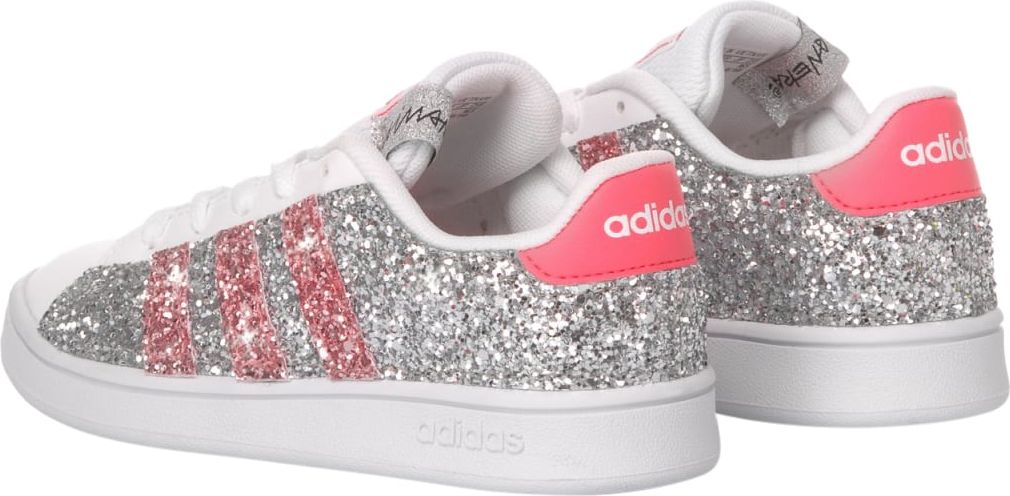 Adidas Adidas Advantage Silver, Pink Zilver