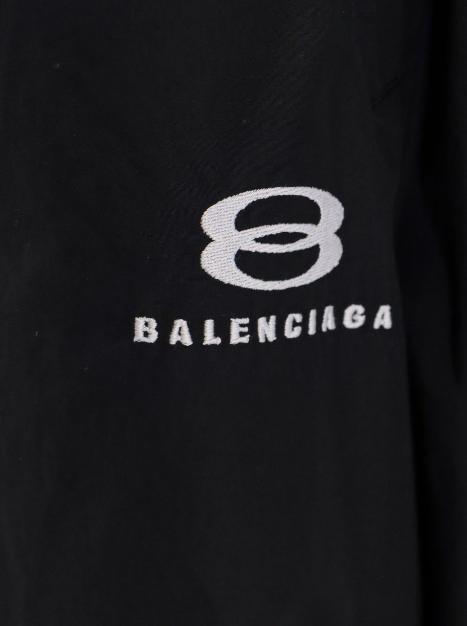 Balenciaga Long skirt with embroidered Unity Sports Icon motif Zwart