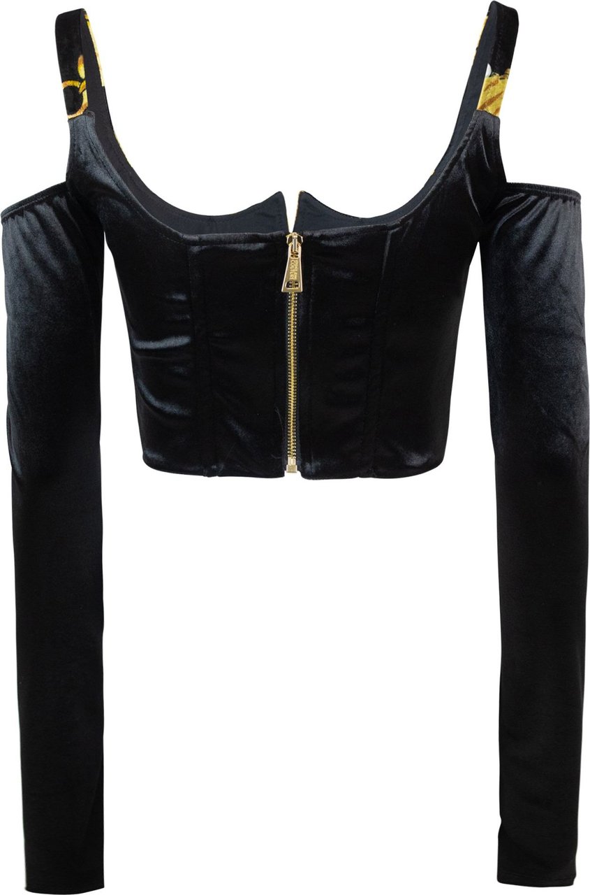 Versace Jeans Couture VERSACE JEANS COUTURE Top Black Zwart