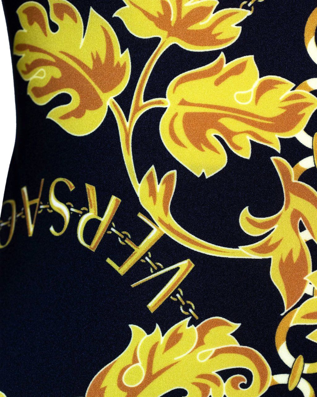 Versace Jeans Couture Chain Couture Long-Sleeved Body Zwart