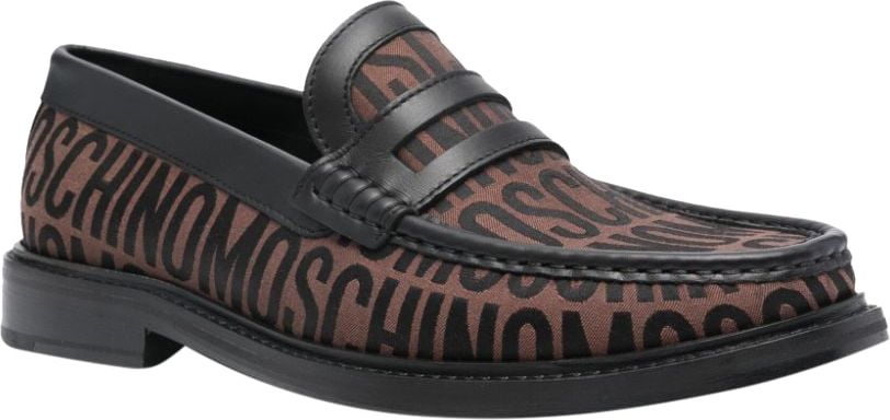 Moschino Flat shoes Brown Brown Bruin