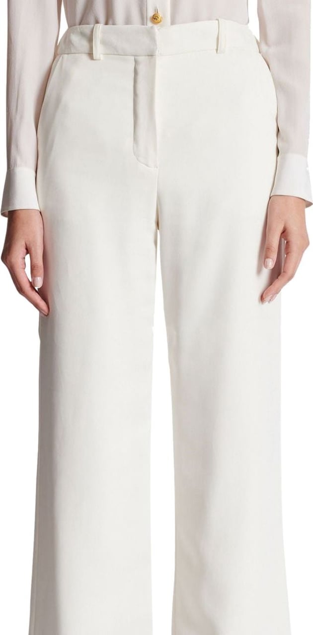 Balmain Trousers White White Wit