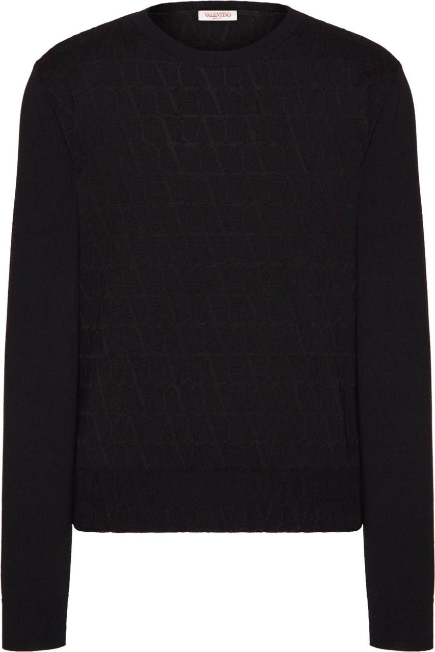 Valentino Garavani Sweaters Black Black Zwart