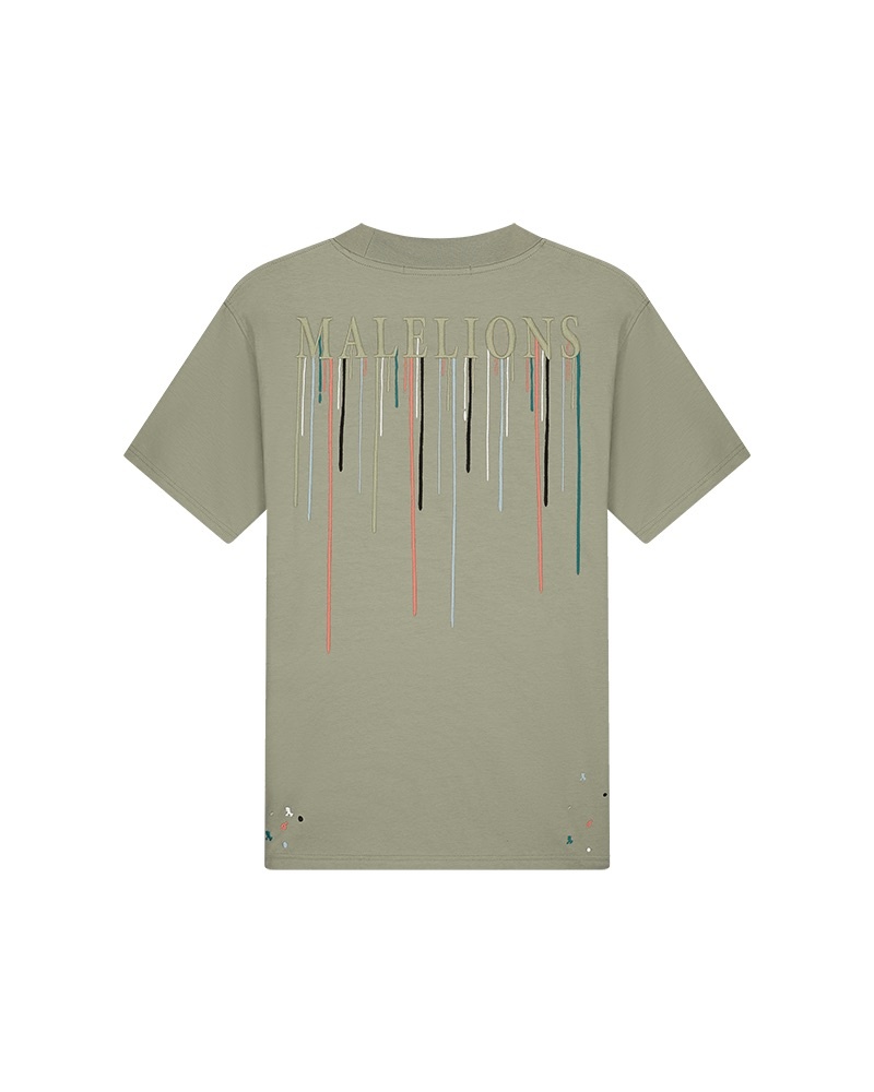 Malelions Men Painter T-Shirt Groen