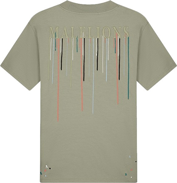 Malelions Men Painter T-Shirt Groen