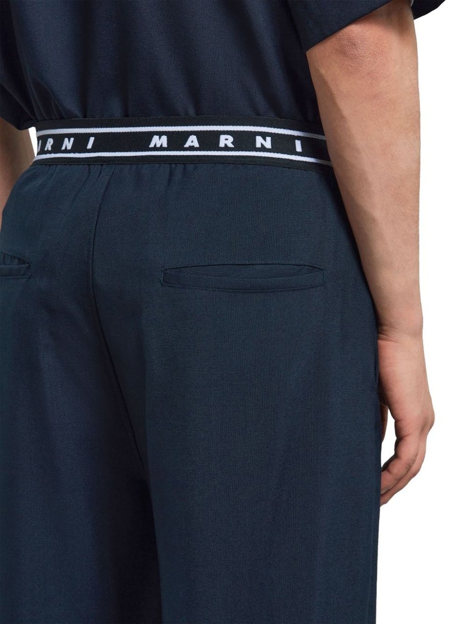Marni Trousers Black Zwart