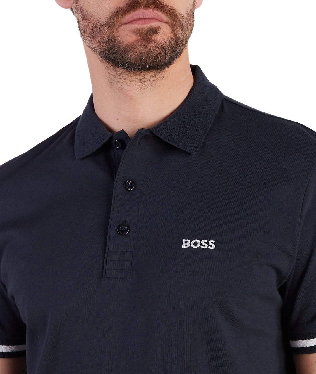 Hugo Boss Boss T-shirts And Polos Blue Blauw