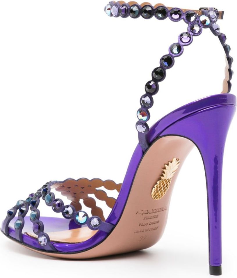 Aquazzura Sandals Purple Paars