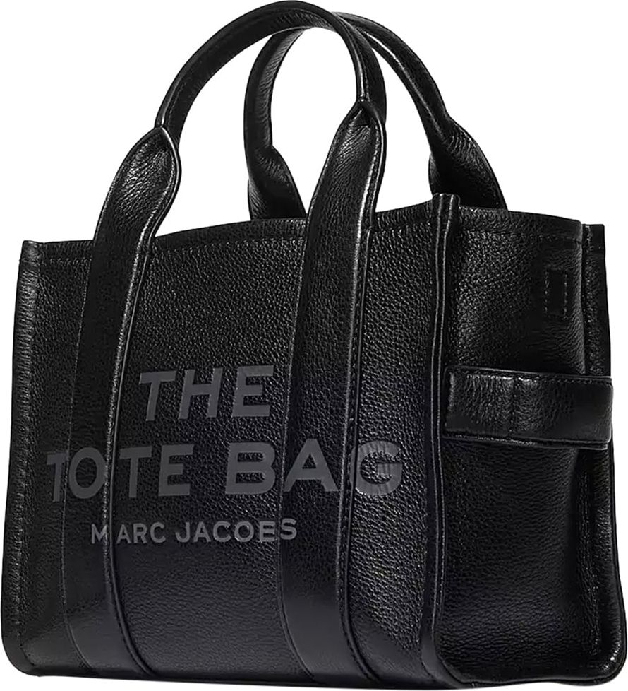 Marc Jacobs The Leather Small Tote Black Handbag Black Zwart