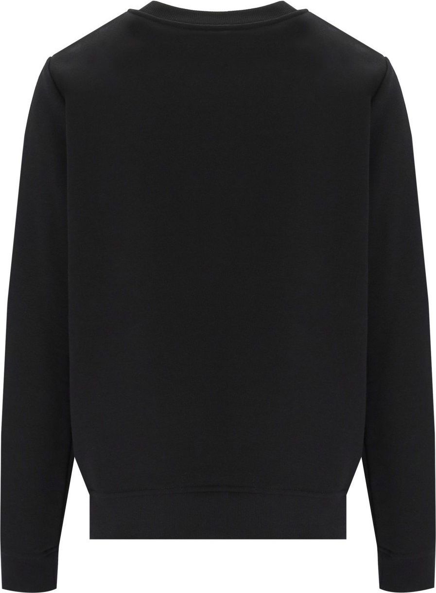 Elisabetta Franchi Black Sweatshirt With Logo Black Zwart