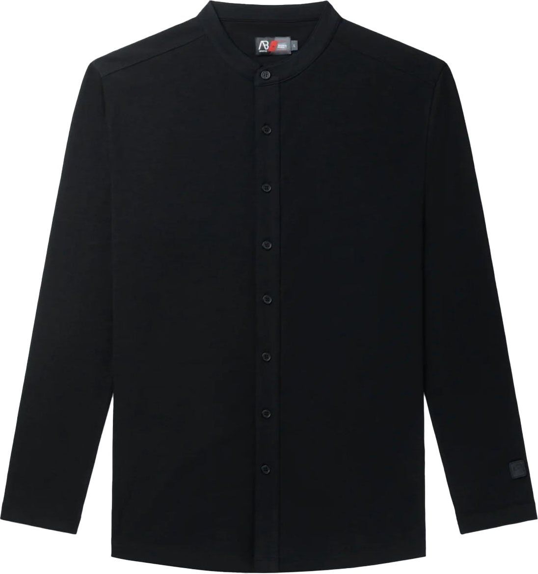 AB Lifestyle Button Up Overhemd Heren Zwart Zwart