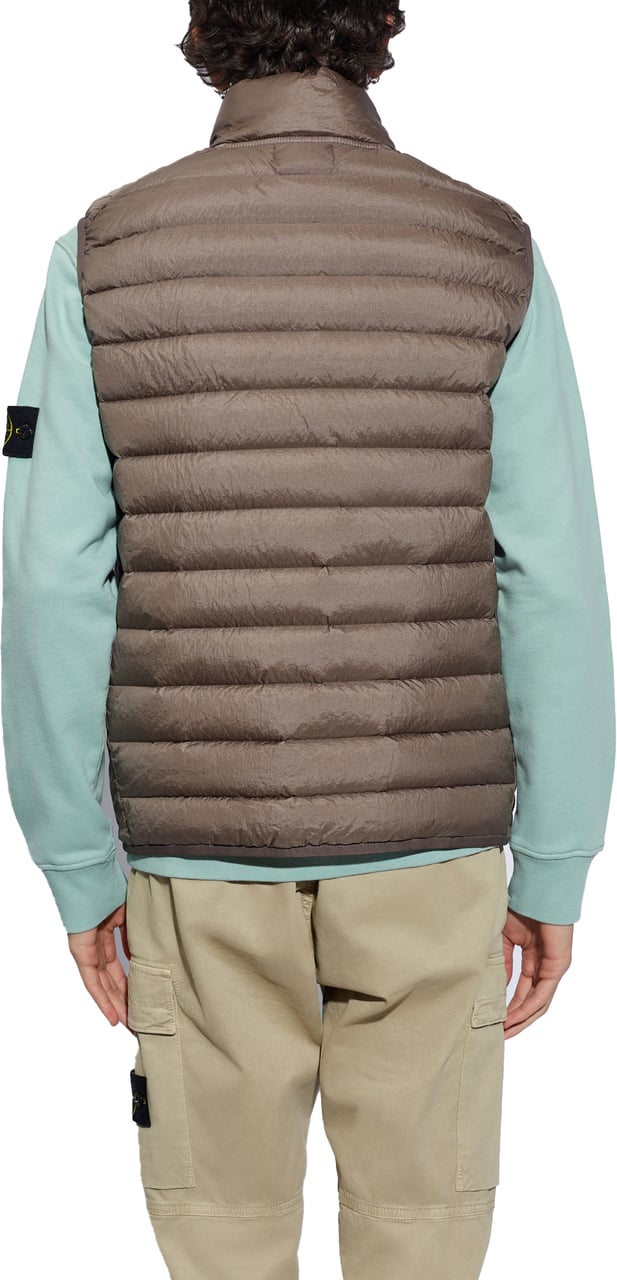 Stone Island bruin grijze bodywarmer Bruin