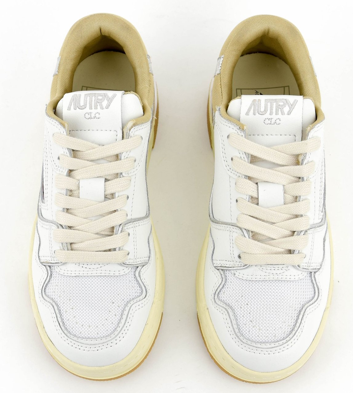 Autry Clc Sneaker White Silver Came Wit