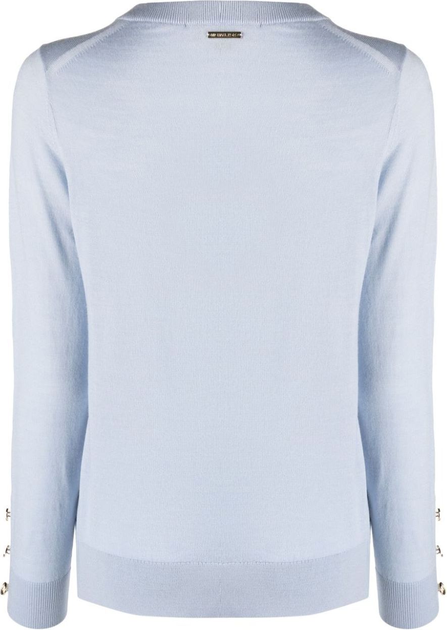 Michael Kors Mmk Sweaters Clear Blue Blauw