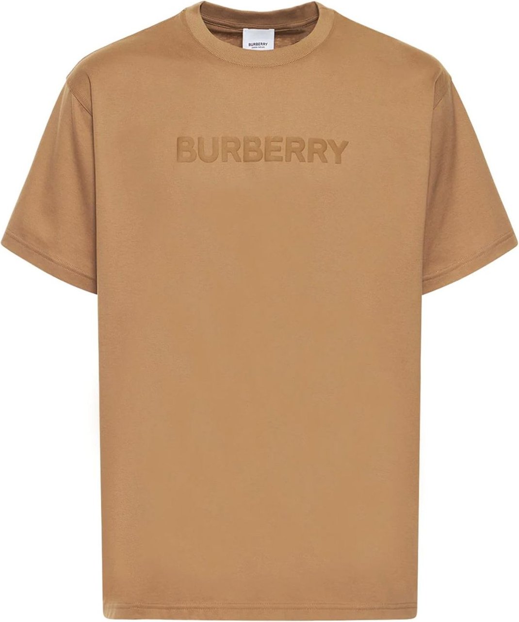 Burberry Cotton t-shirt with logo print. This product contains organic cotton Bruin