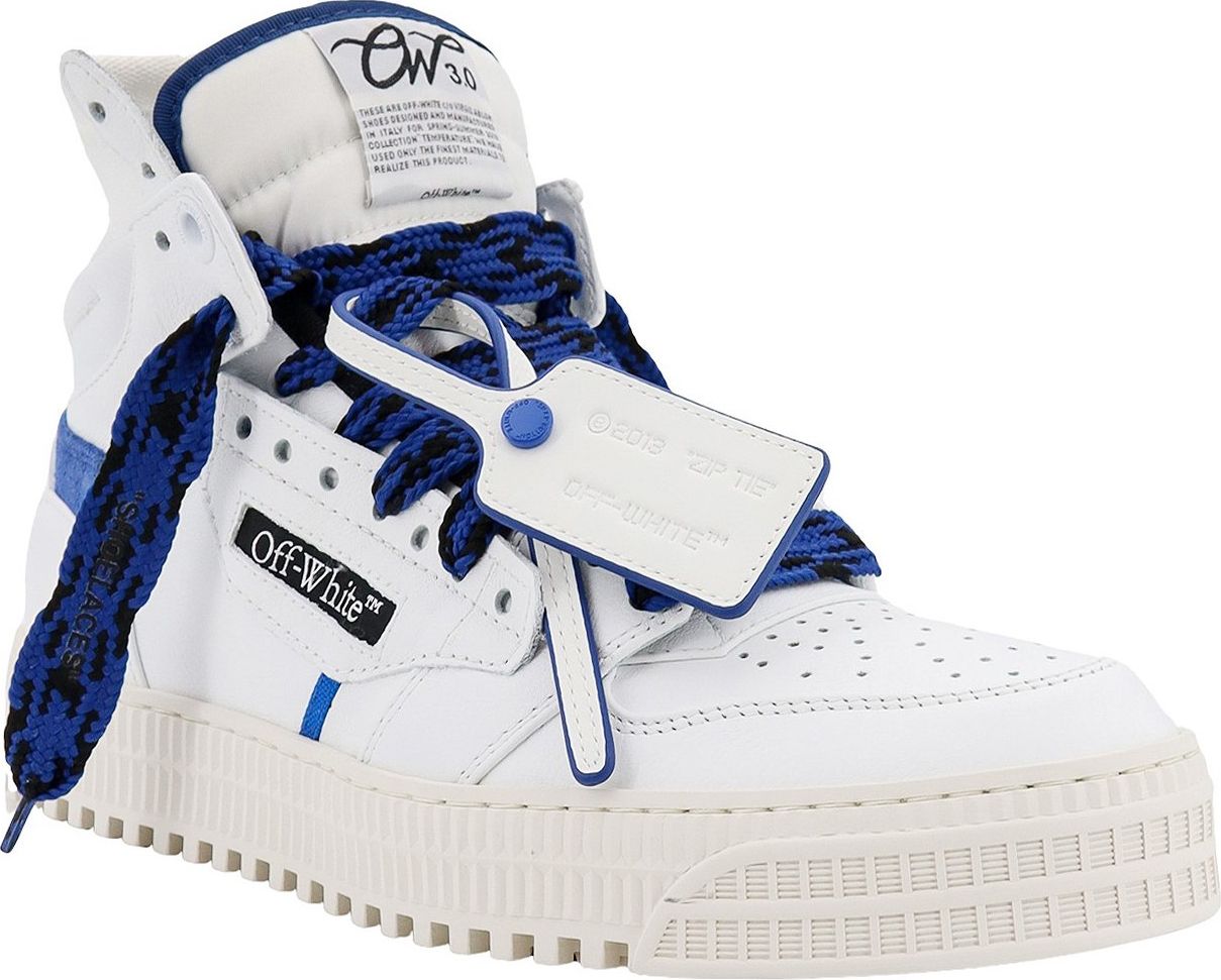 OFF-WHITE Leather sneakers with iconic Zip-Tie Wit