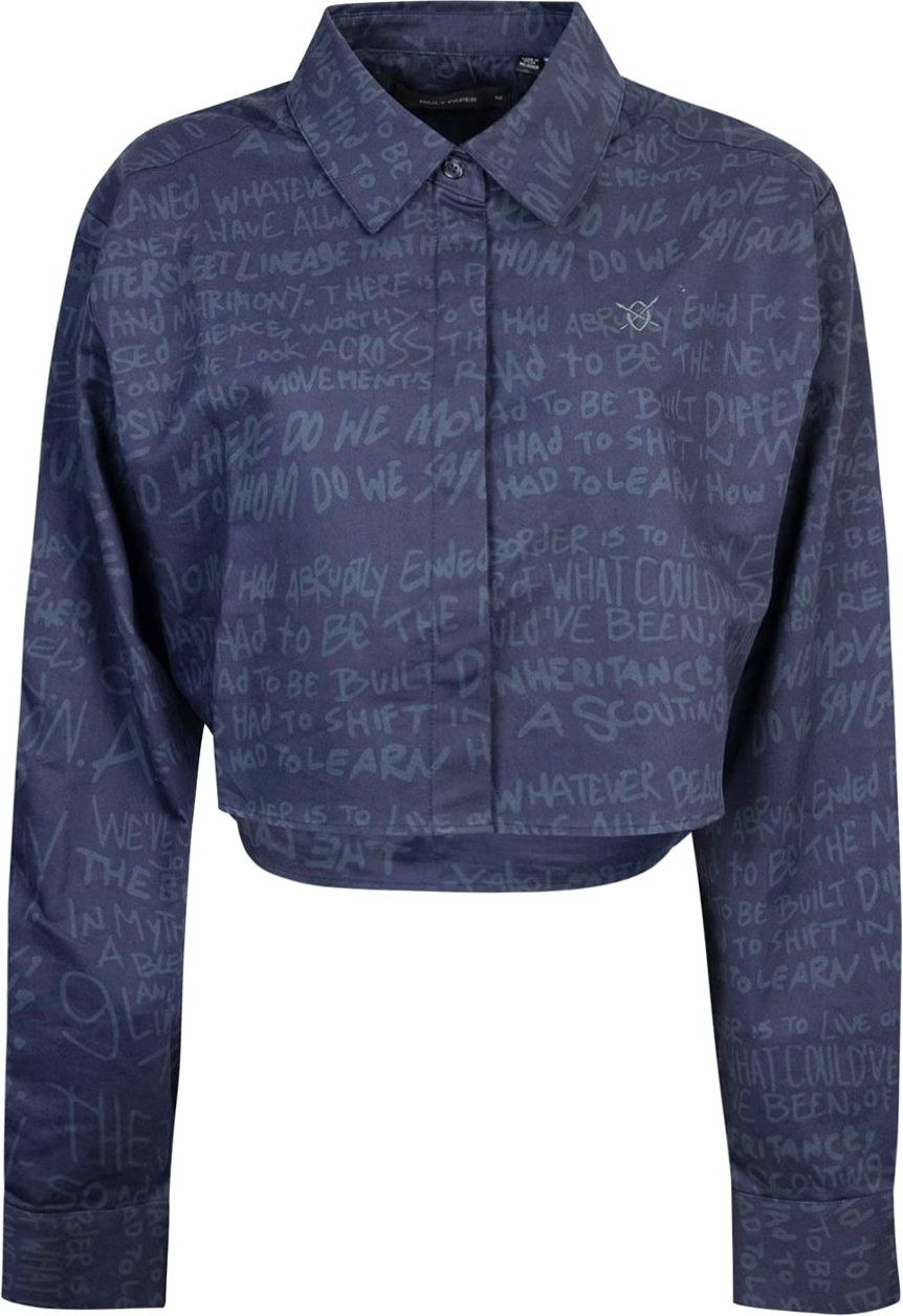 Daily Paper Daily Paper Uomo Shirts Blue Blauw