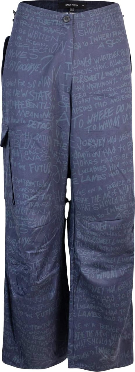 Daily Paper Daily Paper Uomo Trousers Blue Blauw