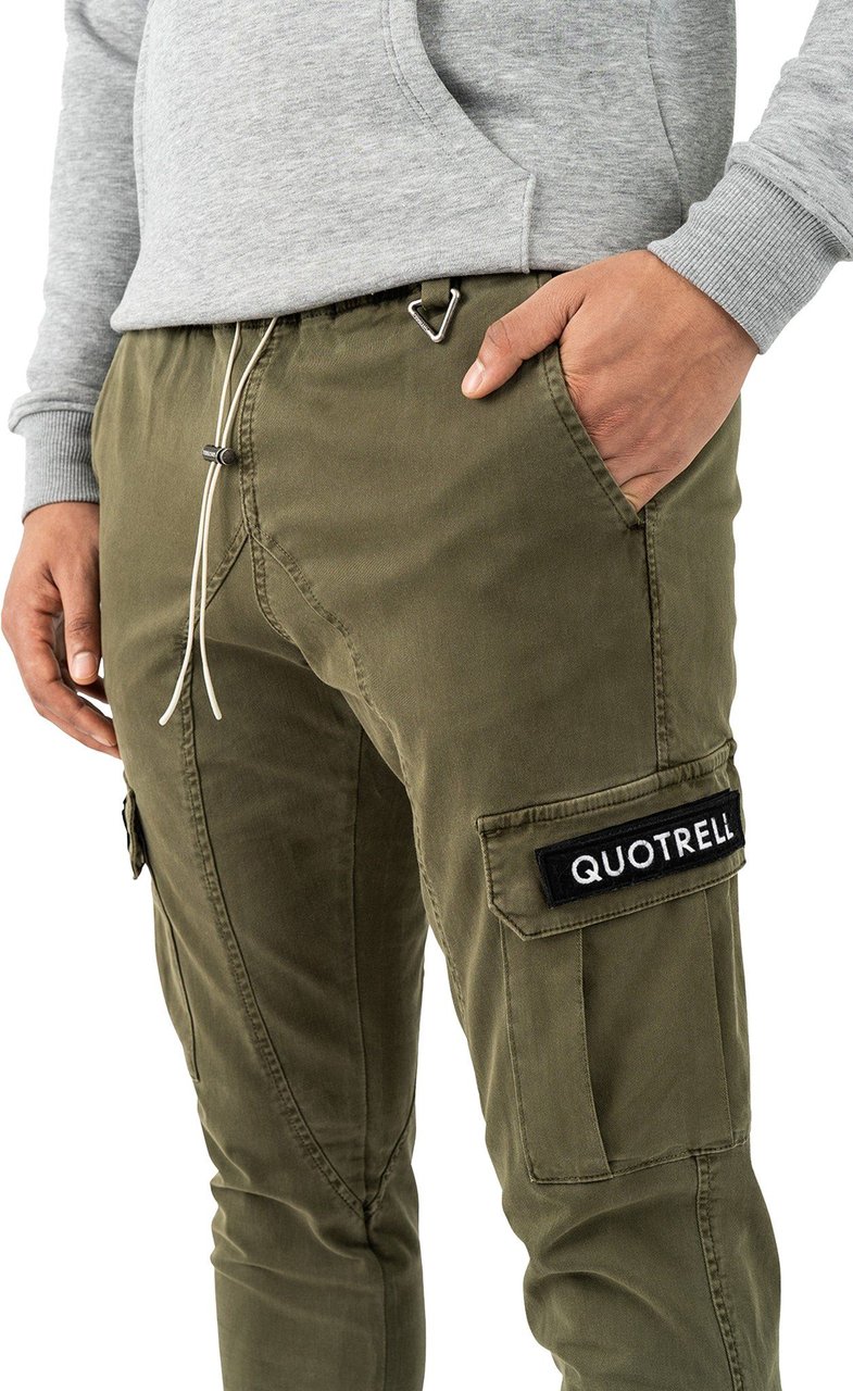 Quotrell Brockton Cargo Pants | Army Green Groen
